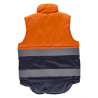 CHALECO A.V. S4035 ACOLCHADO COMBINADO TEJIDO OXF