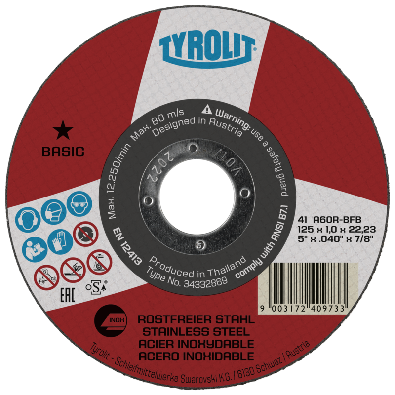 DISCO CORTE HSS 115x1.0x22 A60BF (25)