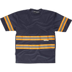 CAMISETA A.V. C3936 MANGA CORTA CINTAS REFLECTANTE