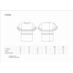 CAMISETA A.V. C3936 MANGA CORTA CINTAS REFLECTANTE