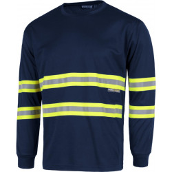 CAMISETA A.V. C3937 MANGA LARGA CINTAS REFLECTANTE