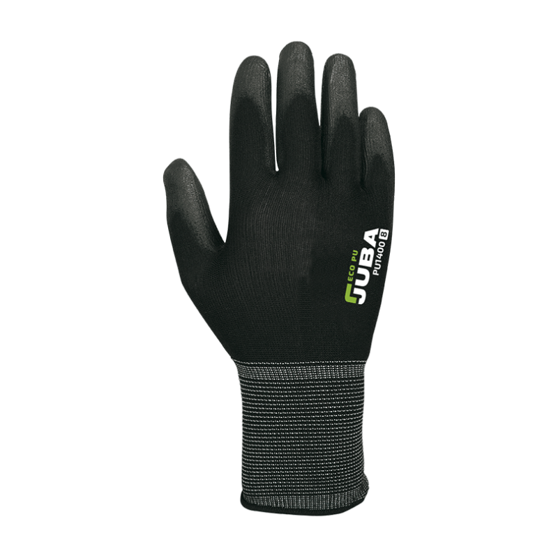 GUANTE PU1400 NEGRO NYLON ECO-PU BLISTER