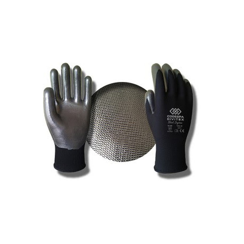 GUANTE BLACK DAYTONA POLIESTER SIN COSTURAS NBR