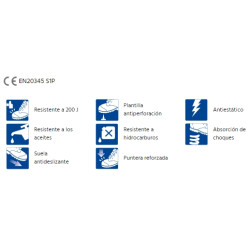 ZAPATO SEGURIDAD SCORPIO S1P CI SRC