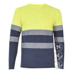 CAMISETA FUJI A.V. MANGA LARGA COMBINADA 