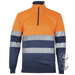 SUDADERA A.V. LONDON COMBINADA MEDIA CREMALLERA