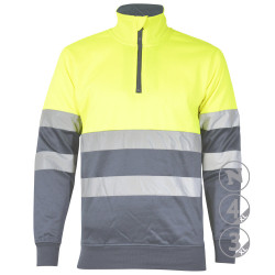 SUDADERA A.V. LONDON COMBINADA MEDIA CREMALLERA