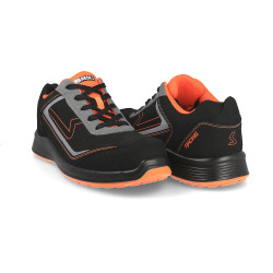 CALZADO SEGURIDAD HAMILTON NEGRO NARANJA S3 ESD 