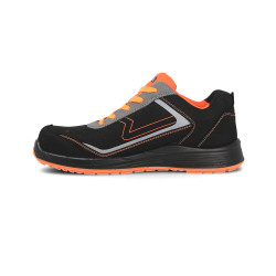 CALZADO SEGURIDAD HAMILTON NEGRO NARANJA S3 ESD 