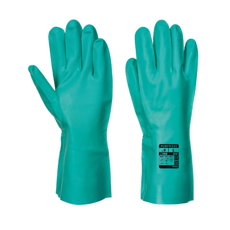 GUANTE A810 QUIMICO NITROSAFE VERDE
